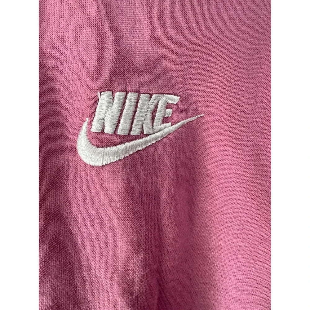 Nike Sportswear Kids Pink Fleece Crewneck Sweatshirt Futura Logo Size Medium